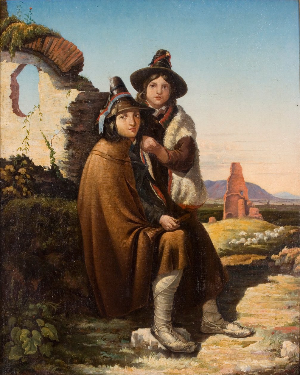 „Olasz kecskepásztorok”, 1820-1885 alkotó: Penry Williams