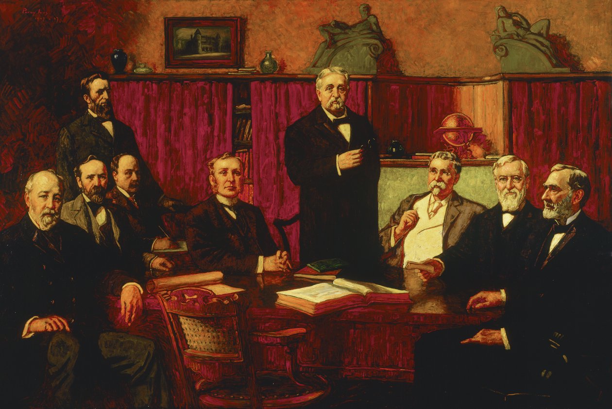 A Detroiti Művészeti Múzeum első kuratóriuma, 1907 alkotó: Percy Ives