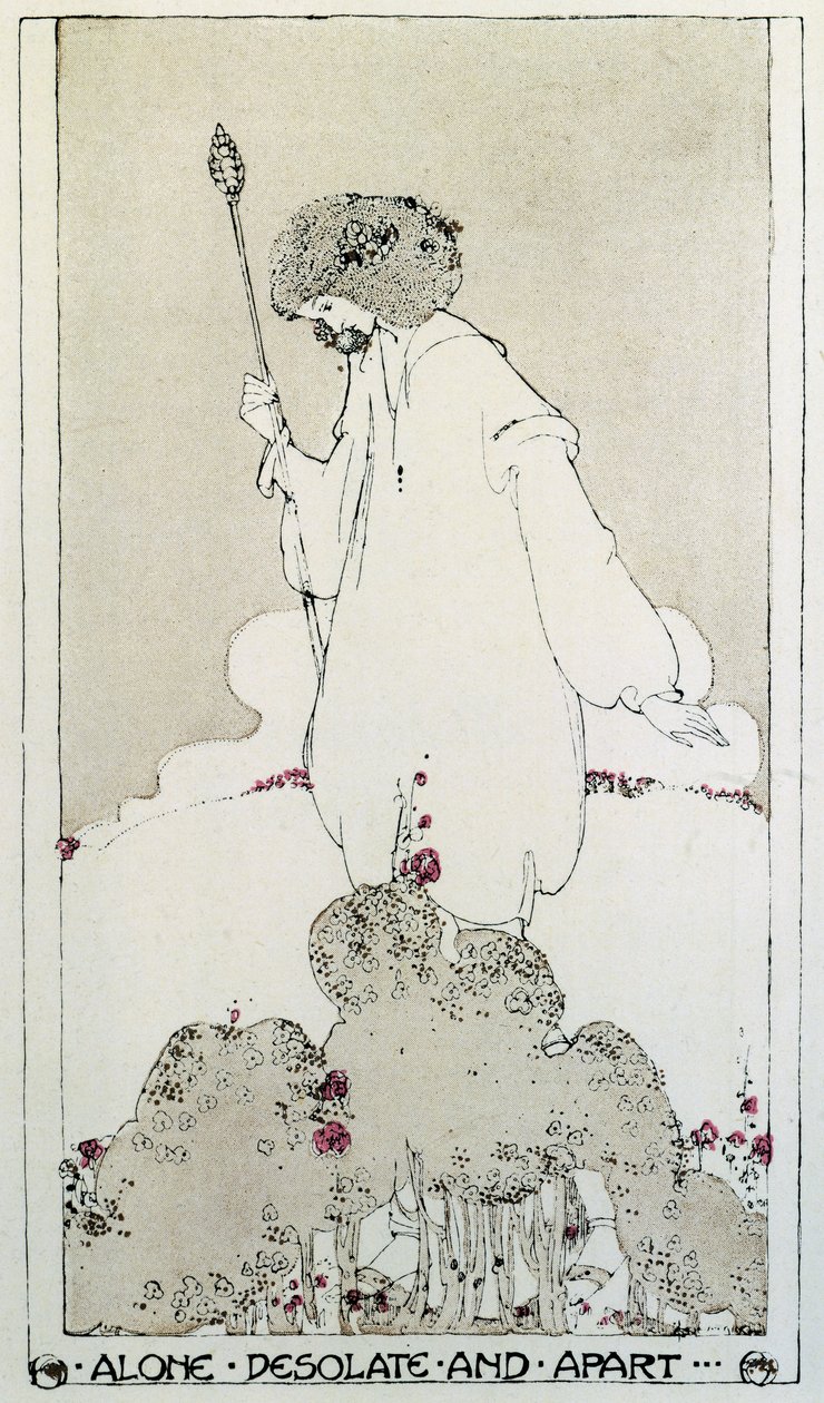 Illusztráció az Adonais, Elégia John Keats haláláról című verséhez alkotó: Percy Bysshe Shelley