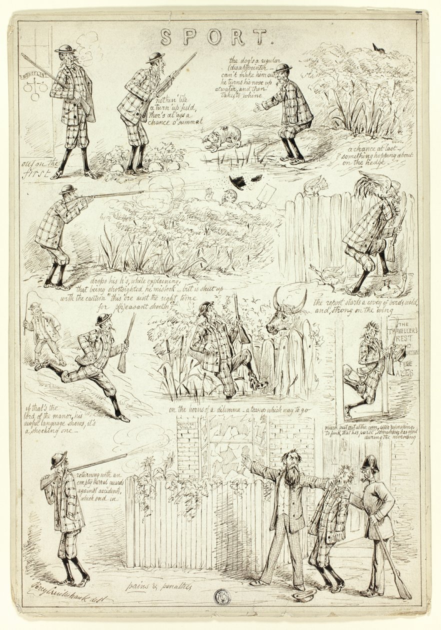 Sport alkotó: Percy Cruikshank
