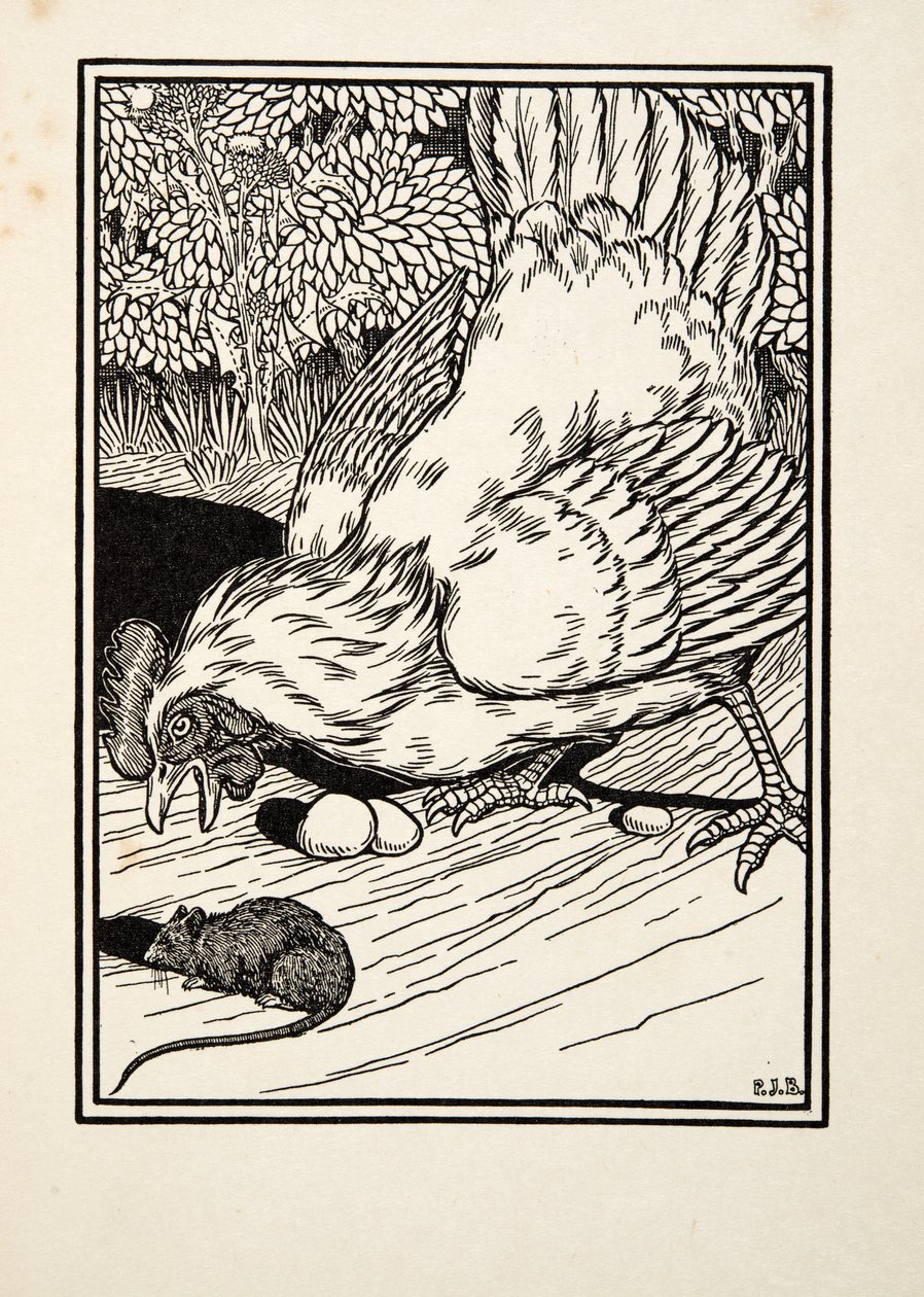Egy furcsa egér, az Állatok száz anekdotájából, kocsma. 1924 alkotó: Percy J. Billingshurst