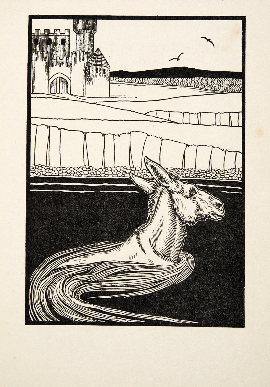 Eldobott szamár, Állatok száz anekdotájából, pub. 1924 alkotó: Percy J. Billingshurst