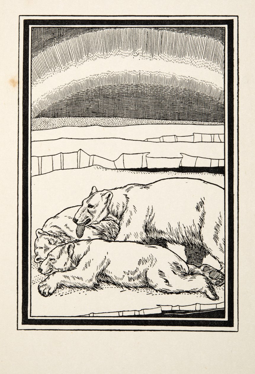 Anyai vonzalom, az Állatok száz anekdotájából, kocsma. 1924 alkotó: Percy J. Billingshurst