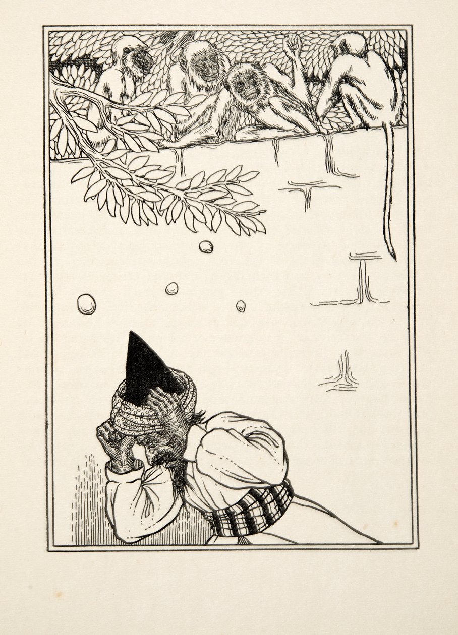 Pugnacity, az Állatok száz anekdotájából, pub. 1924 alkotó: Percy J. Billingshurst