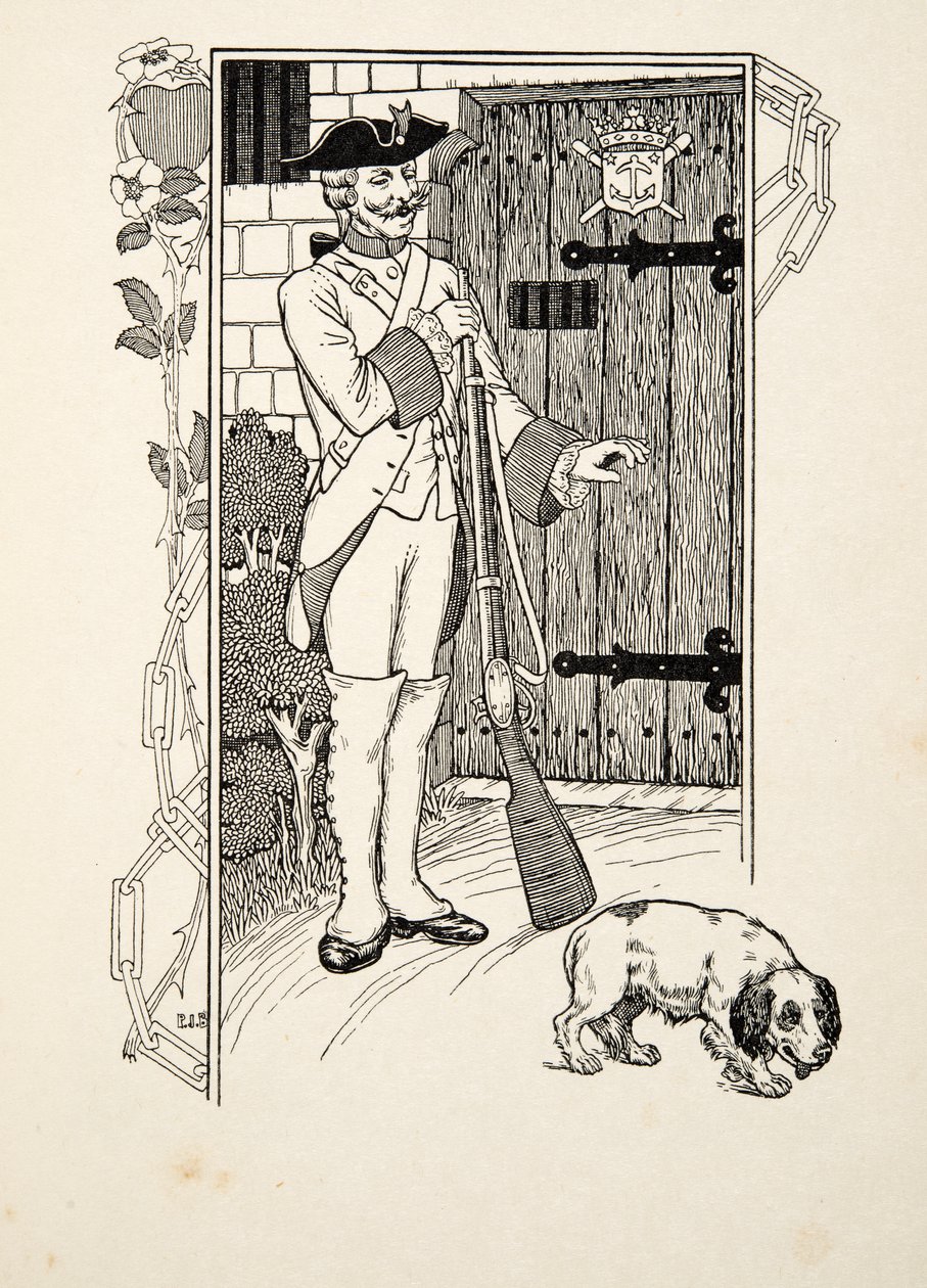 A megtört szív, az Állatok száz anekdotájából, kocsma. 1924 alkotó: Percy J. Billingshurst