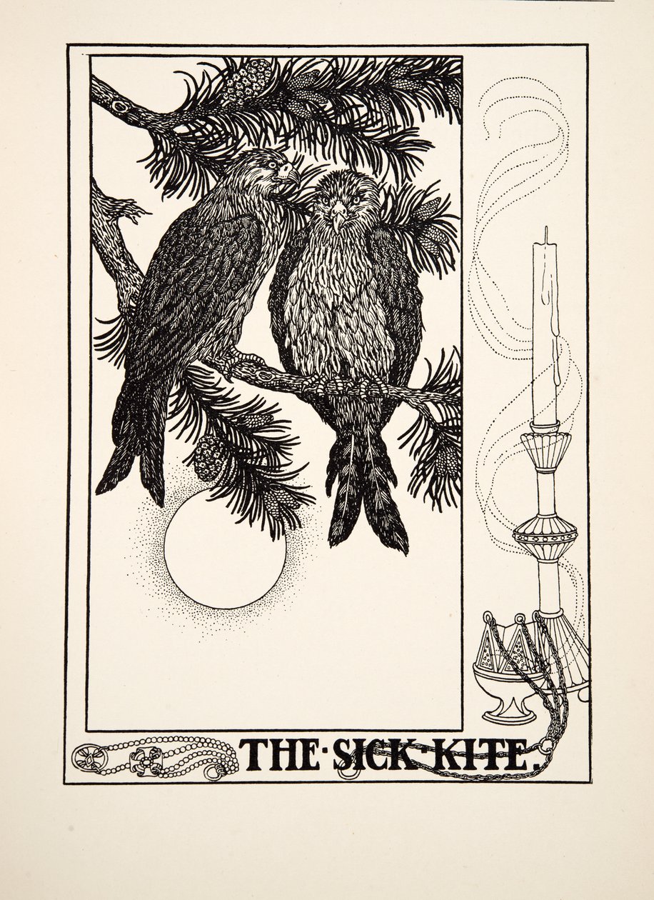 The Sick Kite, A Hundred Fables of Aesopus, pub.1903 alkotó: Percy J. Billingshurst