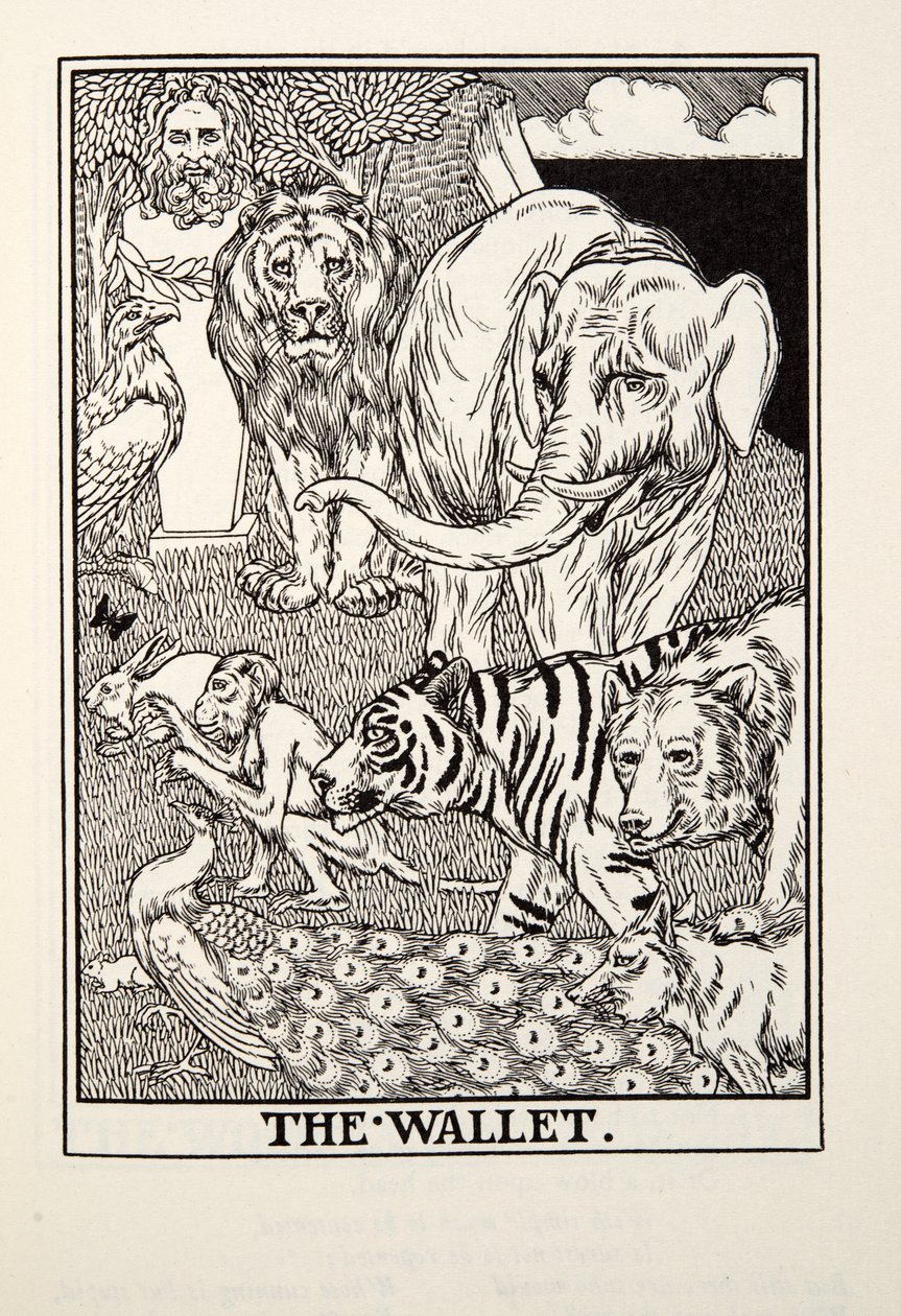 The Wallet, a Fontaine Fables, kocsma. 1905 alkotó: Percy J. Billingshurst