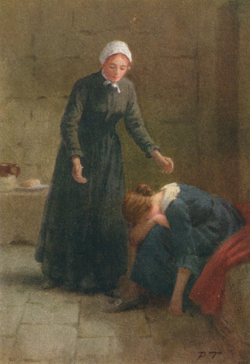 Illusztráció George Eliot Adam Bede című művéhez (színes litográfia) alkotó: Percy Tarrant