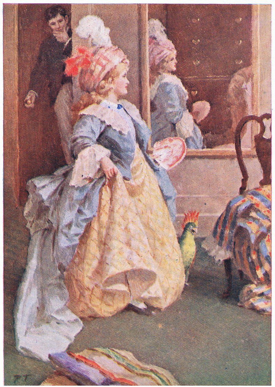 Komolyan sétált ide-oda, az Associated Newspapers Limited által kiadott Little Women-től, 1940 körül (színes litó) alkotó: Percy Tarrant