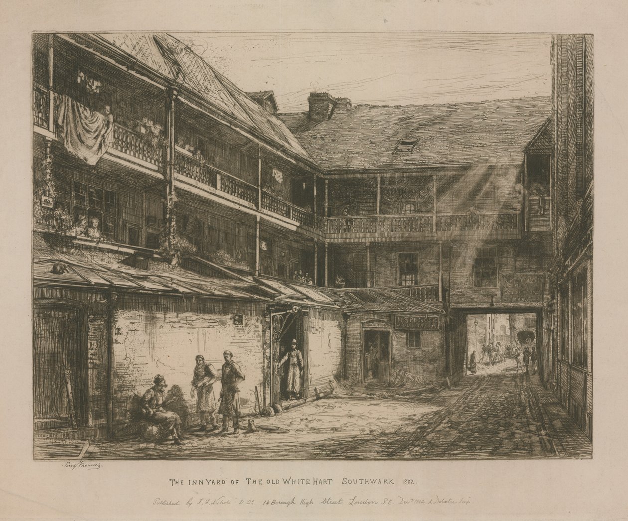 The Old White Hart, Southwark alkotó: Percy Thomas
