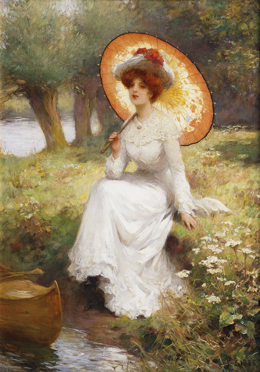 A folyó mellett alkotó: Percy William Gibbs