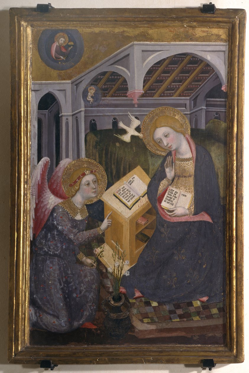 Angyali üdvözlet, 1404 körül alkotó: Pere Serra