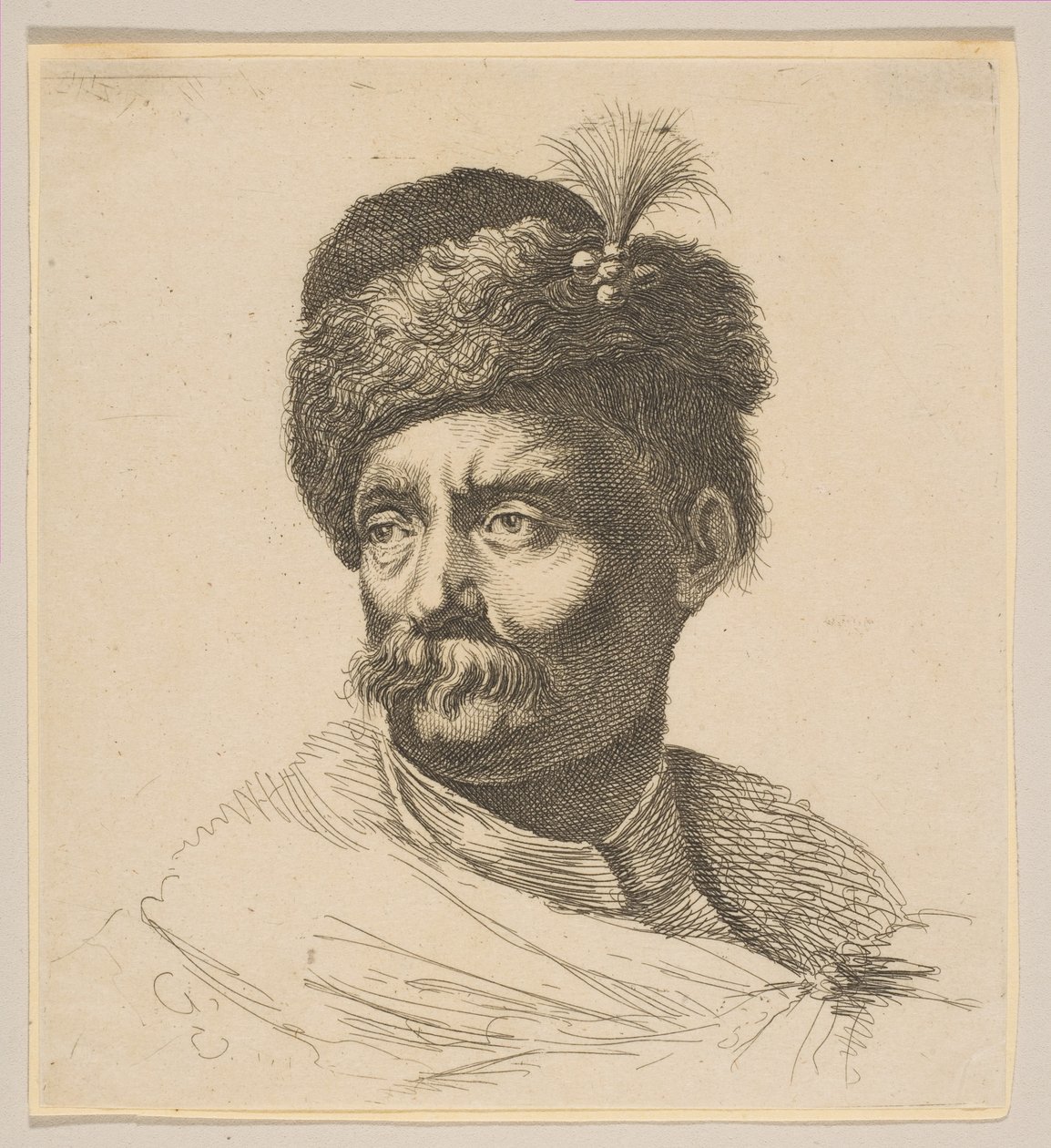 Egy lengyel mellszobra, 1641 után. alkotó: Peregrine Lovell