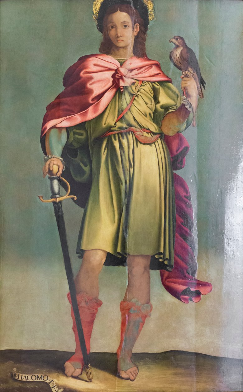 St. Julian the Hospitaller alkotó: Perino del (1501 47) Vaga