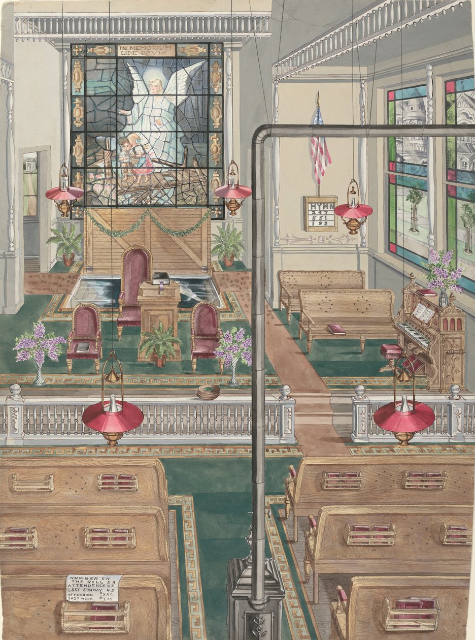 Baptista Egyház, 1901, 19351942. alkotó: Perkins Harnly