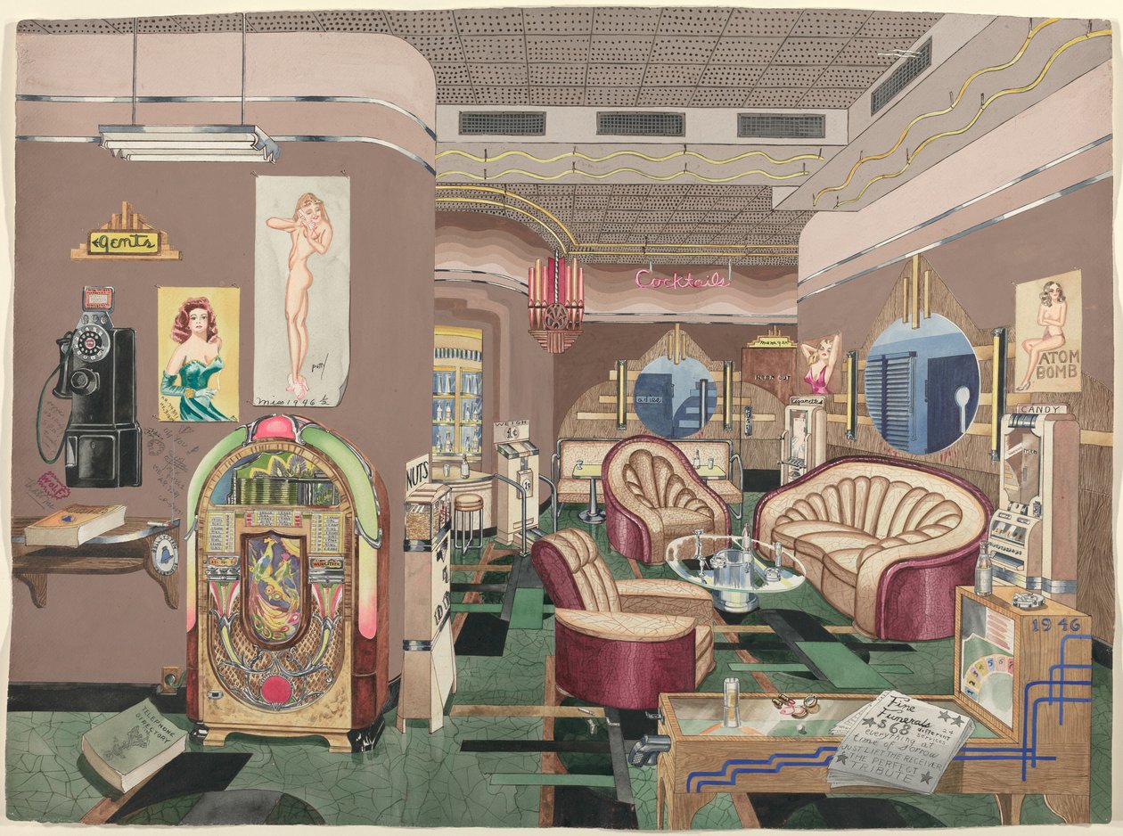 Cocktail Lounge, 1946 alkotó: Perkins Harnly