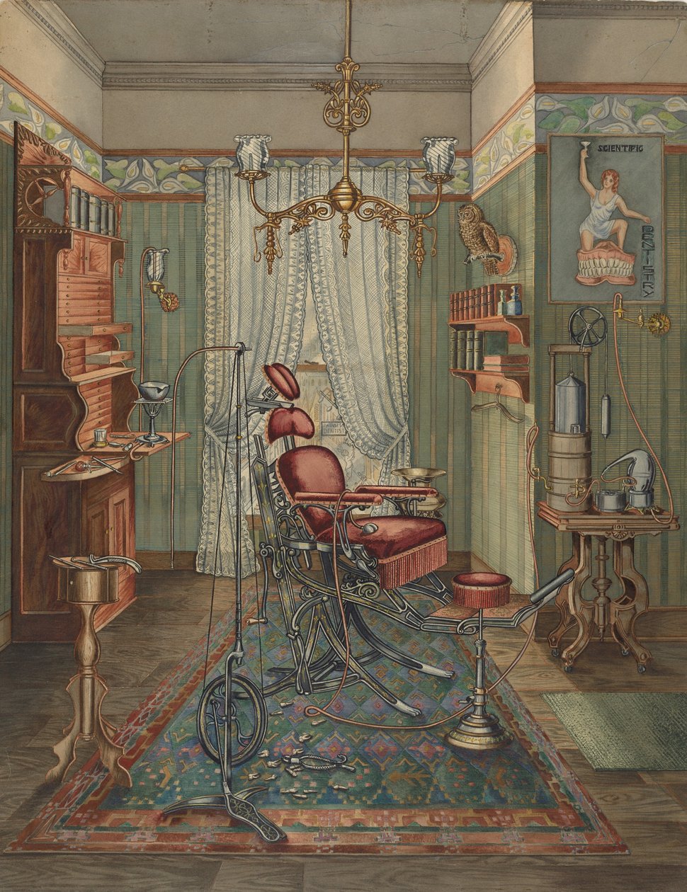 Fogorvosi műtő alkotó: Perkins Harnly