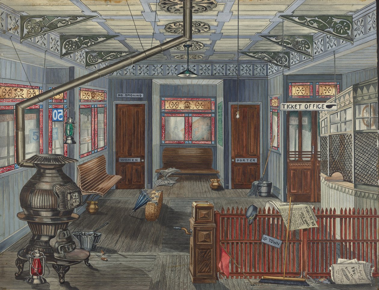 El Station belső alkotó: Perkins Harnly