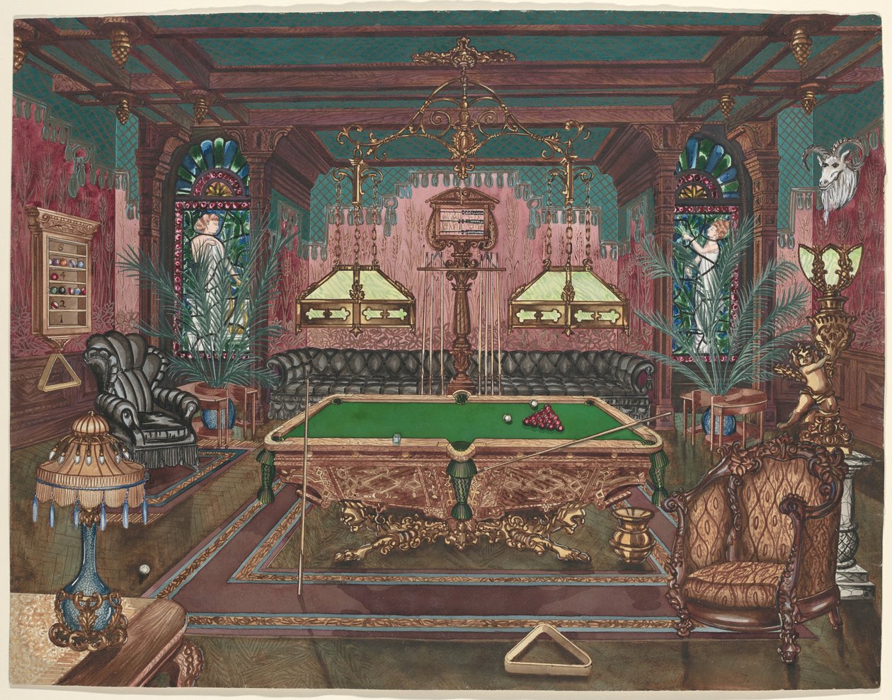 Medenceterem, 1890 alkotó: Perkins Harnly