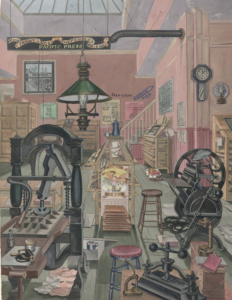 Nyomda, 1870, 19351942. alkotó: Perkins Harnly