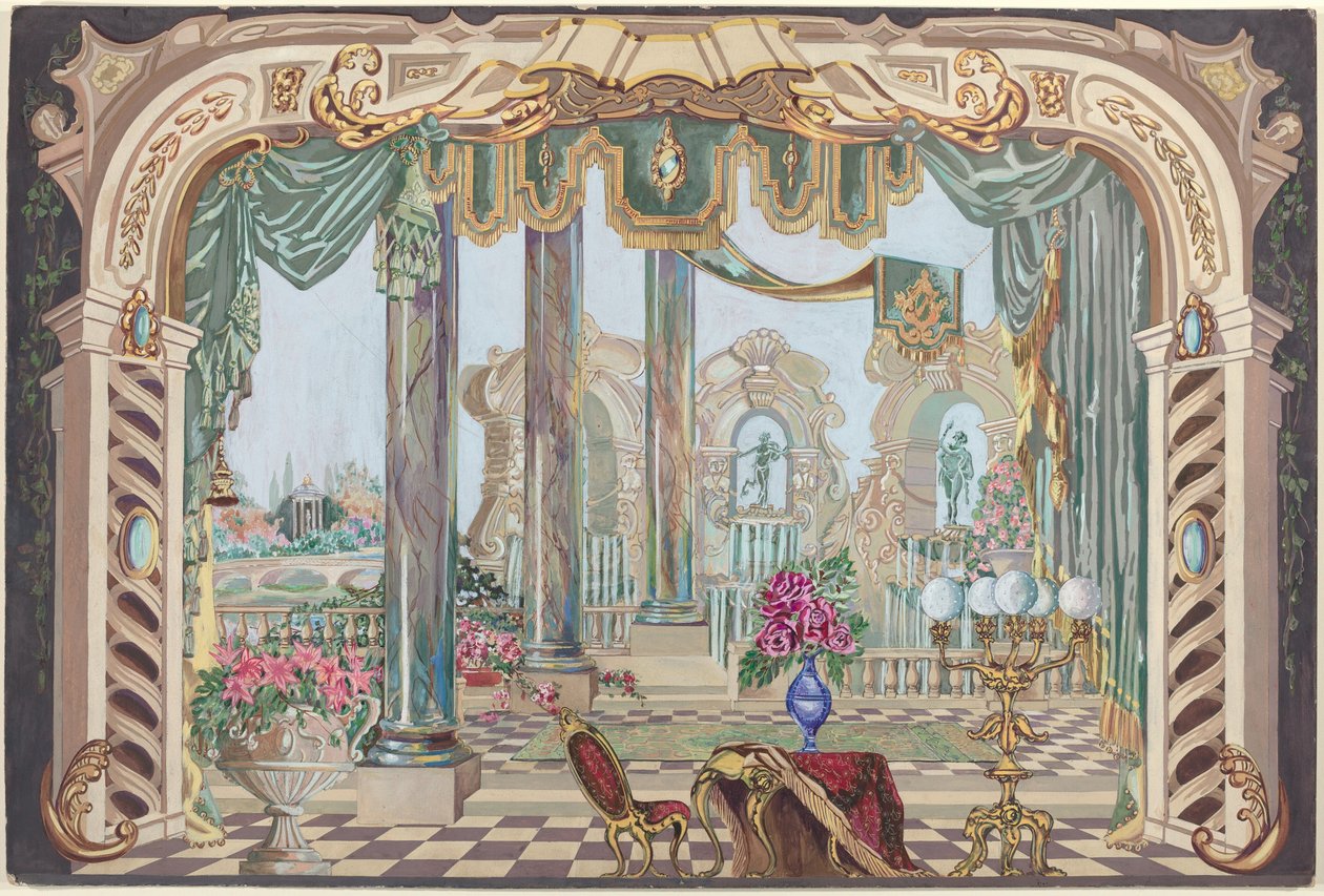 Színpadi háttér, 19351942. alkotó: Perkins Harnly
