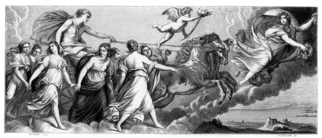 Aurora Dawn, 1613-1614 1870 alkotó: Perrichon