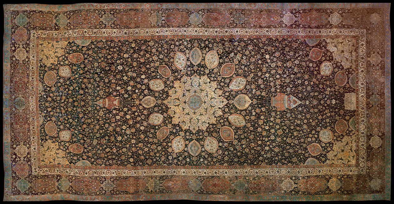 Ardabil szőnyeg az iráni Ardabil mecsethez készült, 1530-as évek (textil) alkotó: Persian School