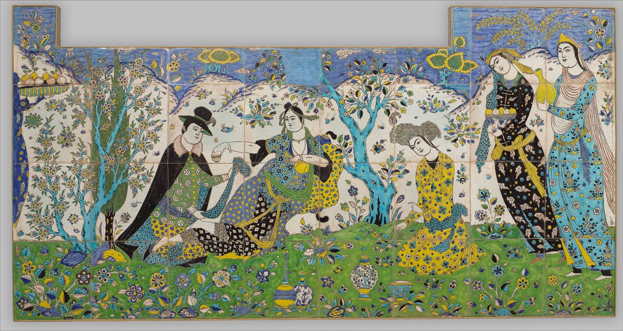 Kerti összejövetel, 1640-50 alkotó: Persian School