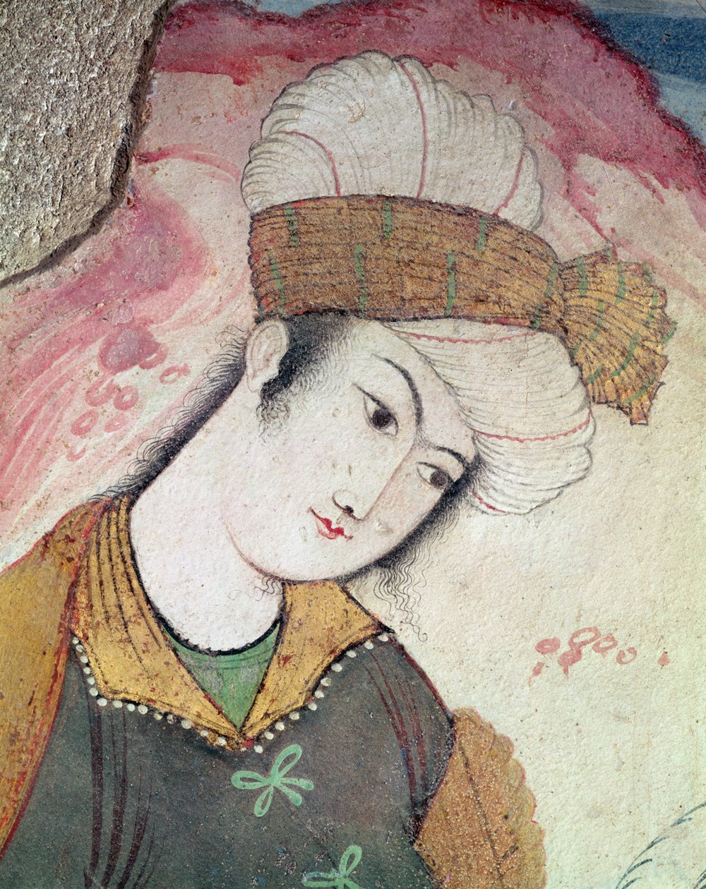 Úriember I. Abbász sah udvarából, 1585-1627 (részlet) alkotó: Persian School