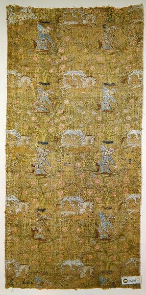 Vadászjelenetet ábrázoló kárpit, Szafavid-dinasztia (textil) alkotó: Persian School