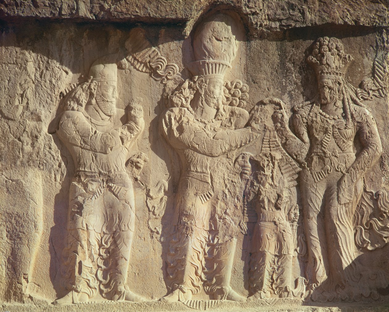 Narses beruházása Anahita istennőtől, Sasanian, i.sz. 226-651 alkotó: Persian School