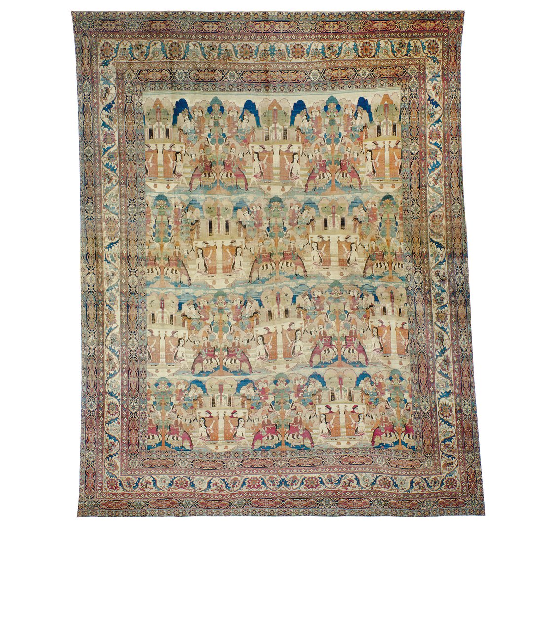 Képes Lavar Kirman szőnyeg, Délkelet-Perzsia, 19. század vége alkotó: Persian School