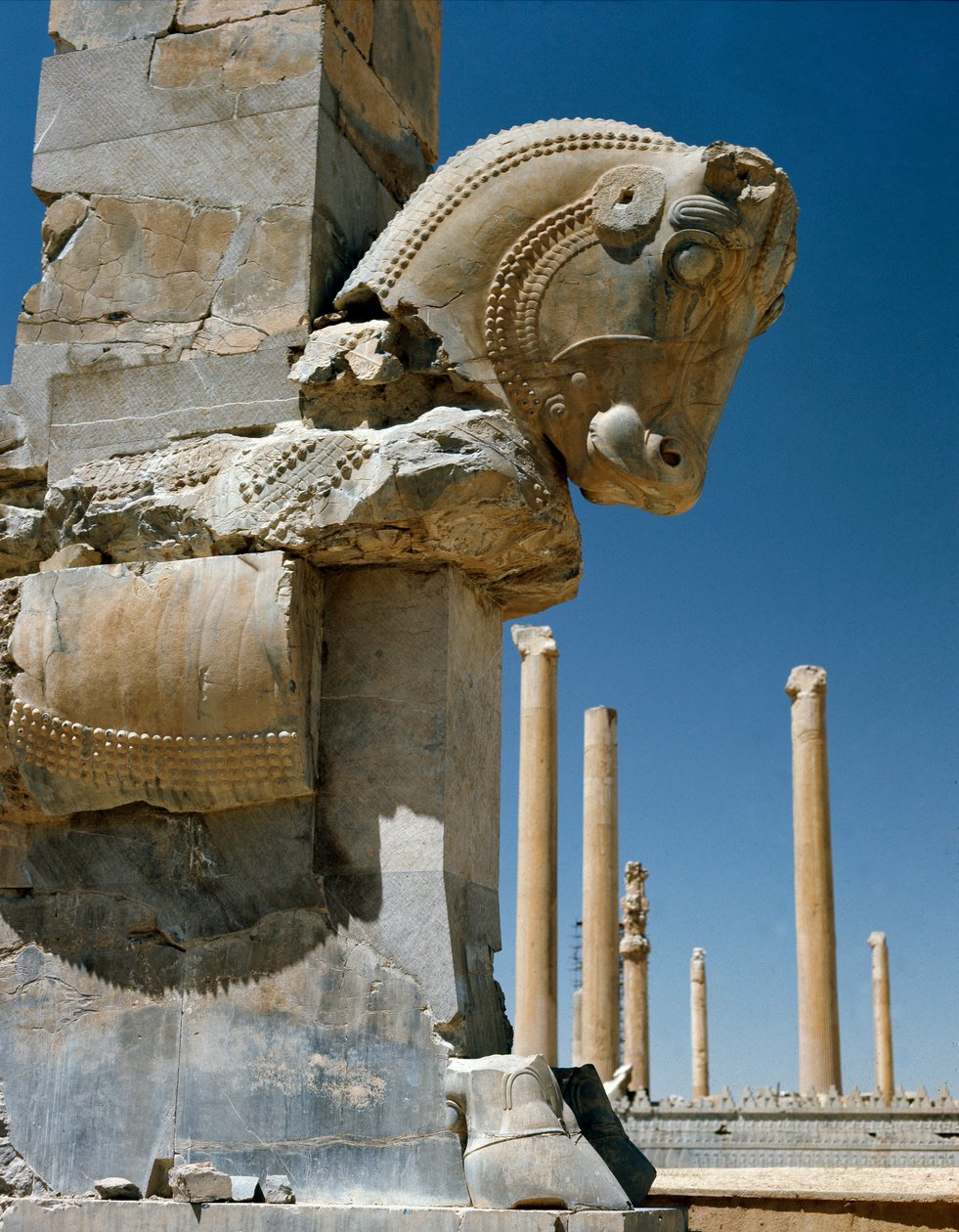 Achaemenid bika alakú oszlopfőváros, ie 6. század alkotó: Persian School