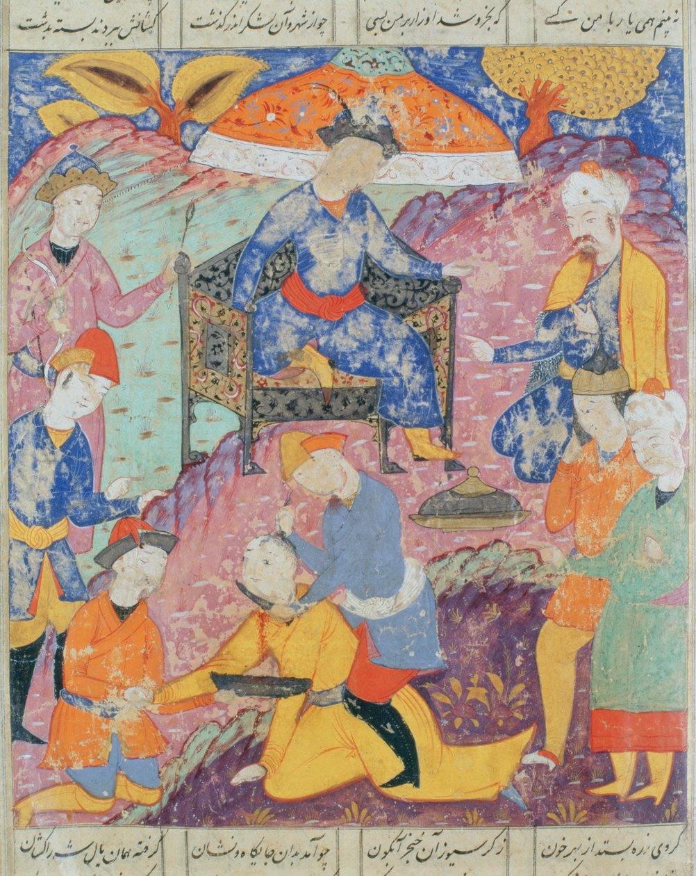Syjawiusz lefejezése, Abu