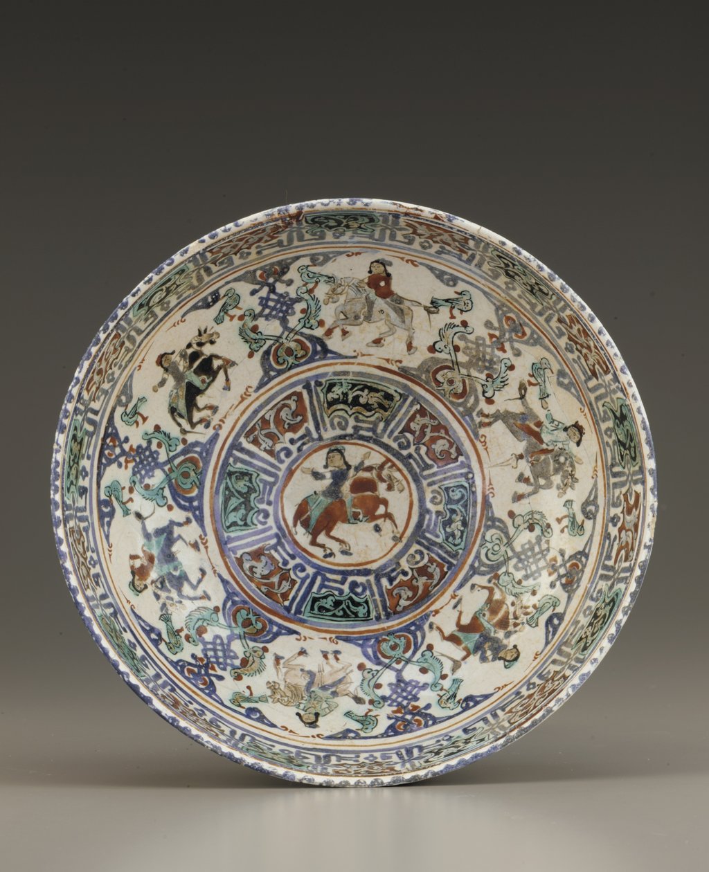 Bowl, Kashan, Irán, Saljuq dinasztia, 12. század vége – 13. század eleje (kerámia) alkotó: Persian School