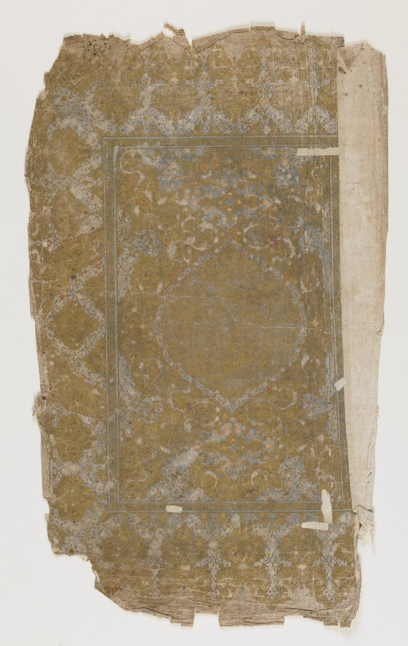 Folio egy Rawzat al-safáról alkotó: Persian School