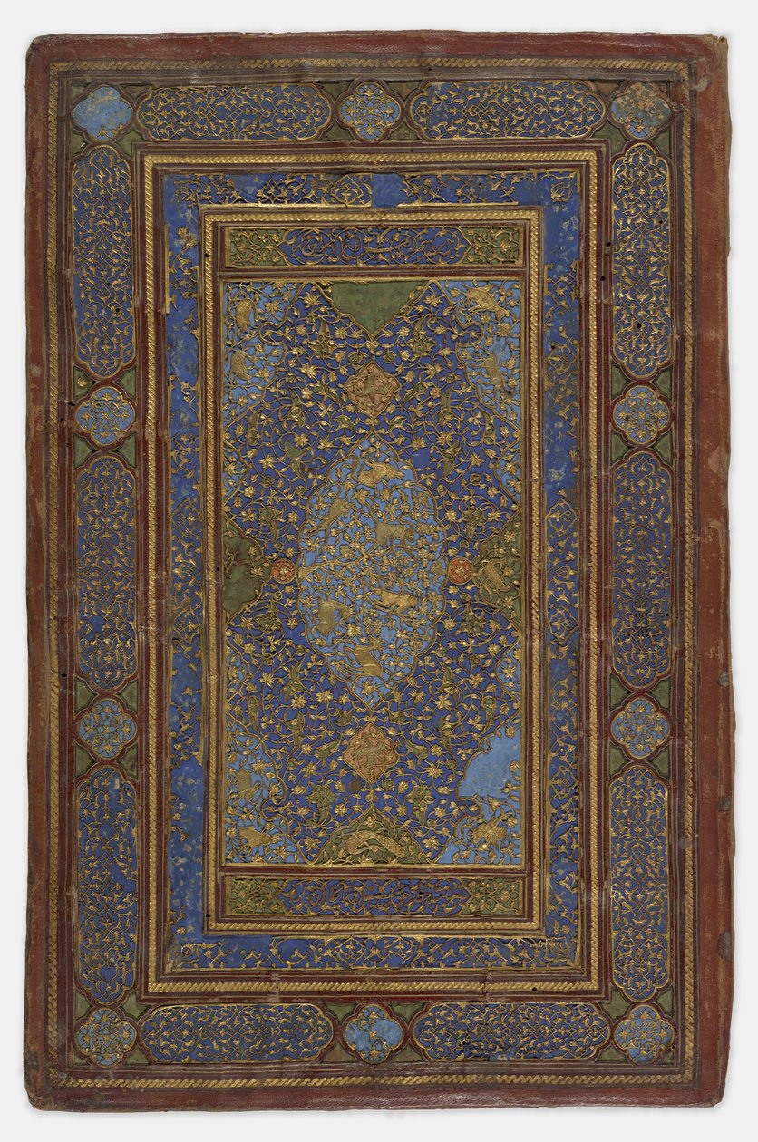 Könyvborító belsejében, 1500-30 alkotó: Persian School