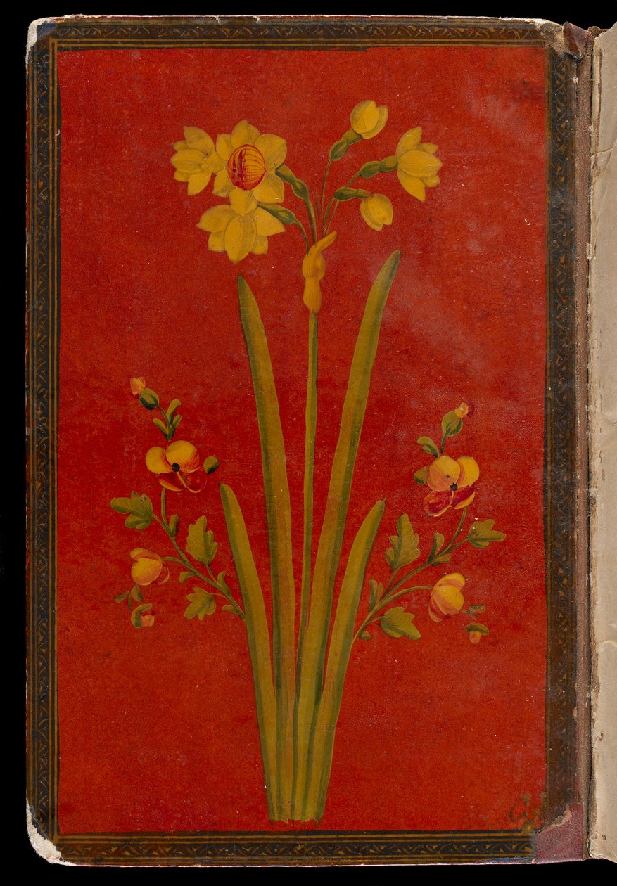 Khamsa (kvintett), Nizami († 1209) Shiraz, Fars, valószínűleg Irán, 1433-34 (átlátszatlan akvarell, tus és arany papíron) alkotó: Persian School