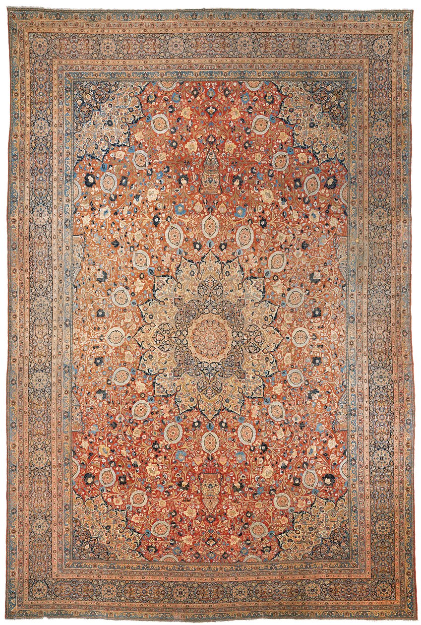 Nagy Tabriz szőnyeg, Ardebil tervezésű, Perzsia északnyugati részén, 1880 körül alkotó: Persian School