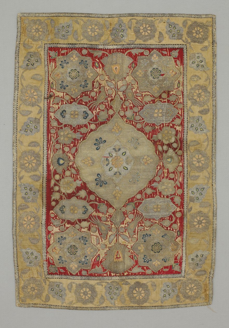 Panel -- papagáj a rózsán permetező ismétlés alkotó: Persian School
