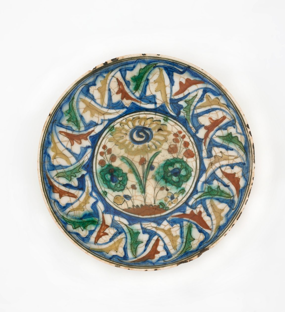 Lemez, Irán, Szafavida-korszak, 16. század vége – 17. század eleje (kerámia) alkotó: Persian School