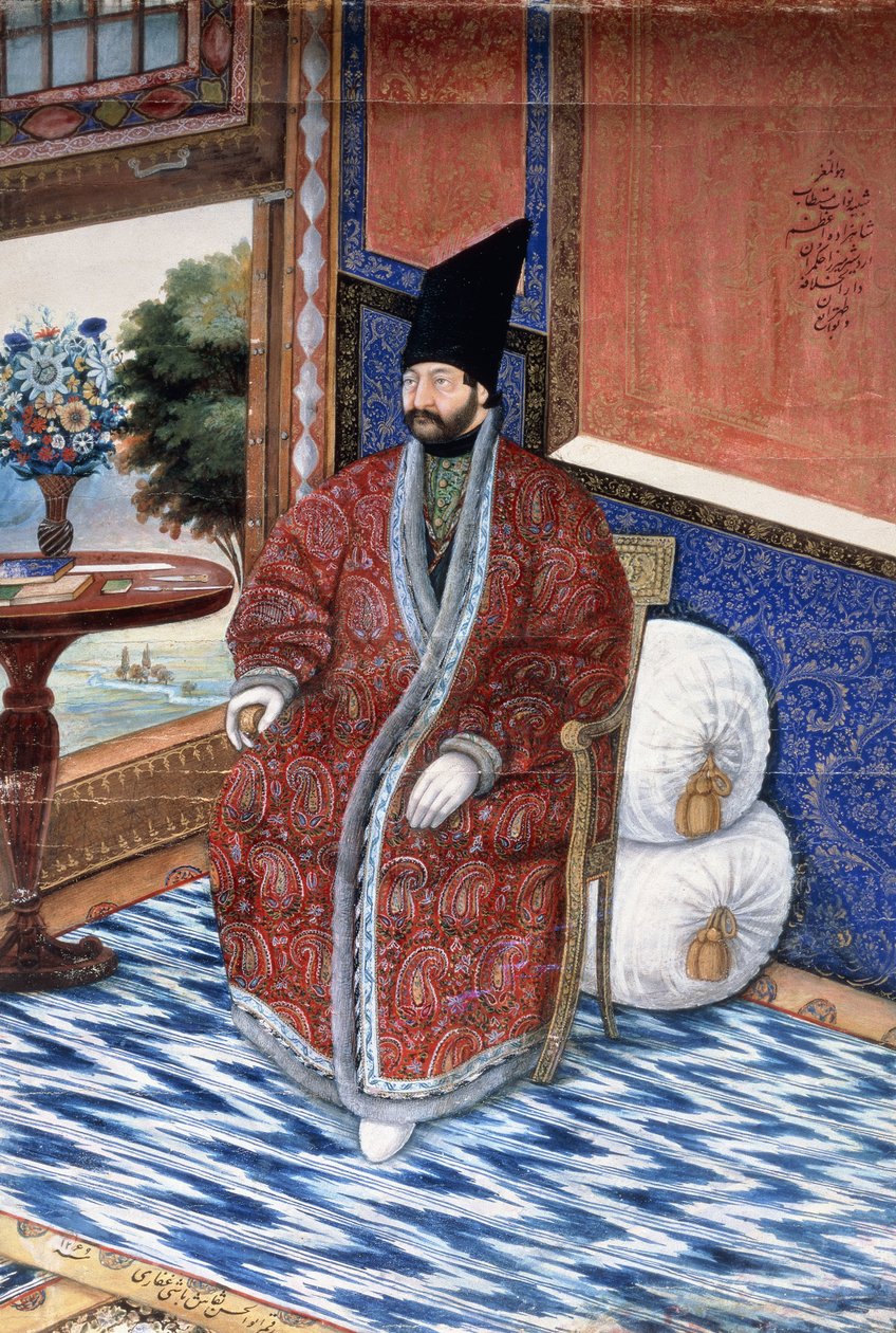Ardshir Mirza herceg portréja, 1852-3 alkotó: Persian School