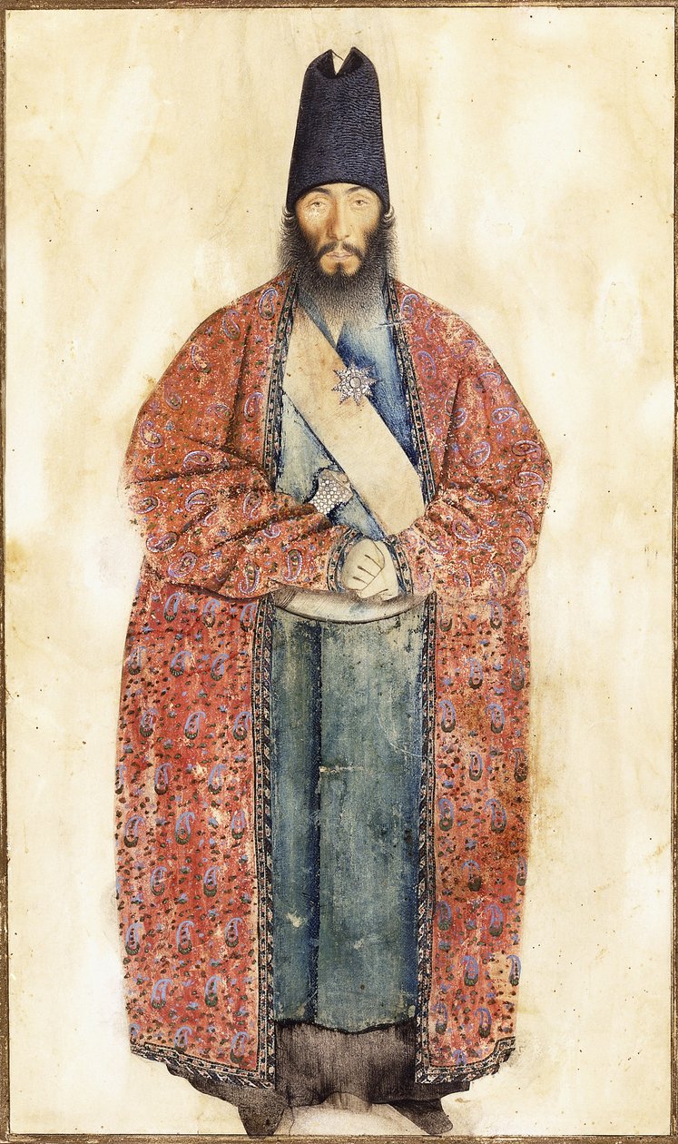 A néhai Sam Khan Ilkhani portréja, 19. század alkotó: Persian School