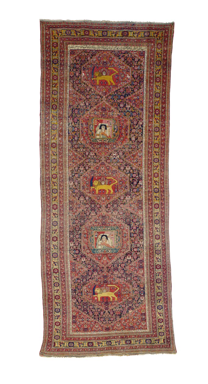 Senneh galéria szőnyege, Nyugat-Perzsia, 1837 alkotó: Persian School