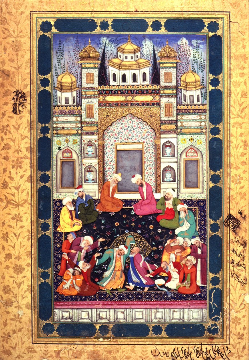 Szúfik extázisban alkotó: Persian School