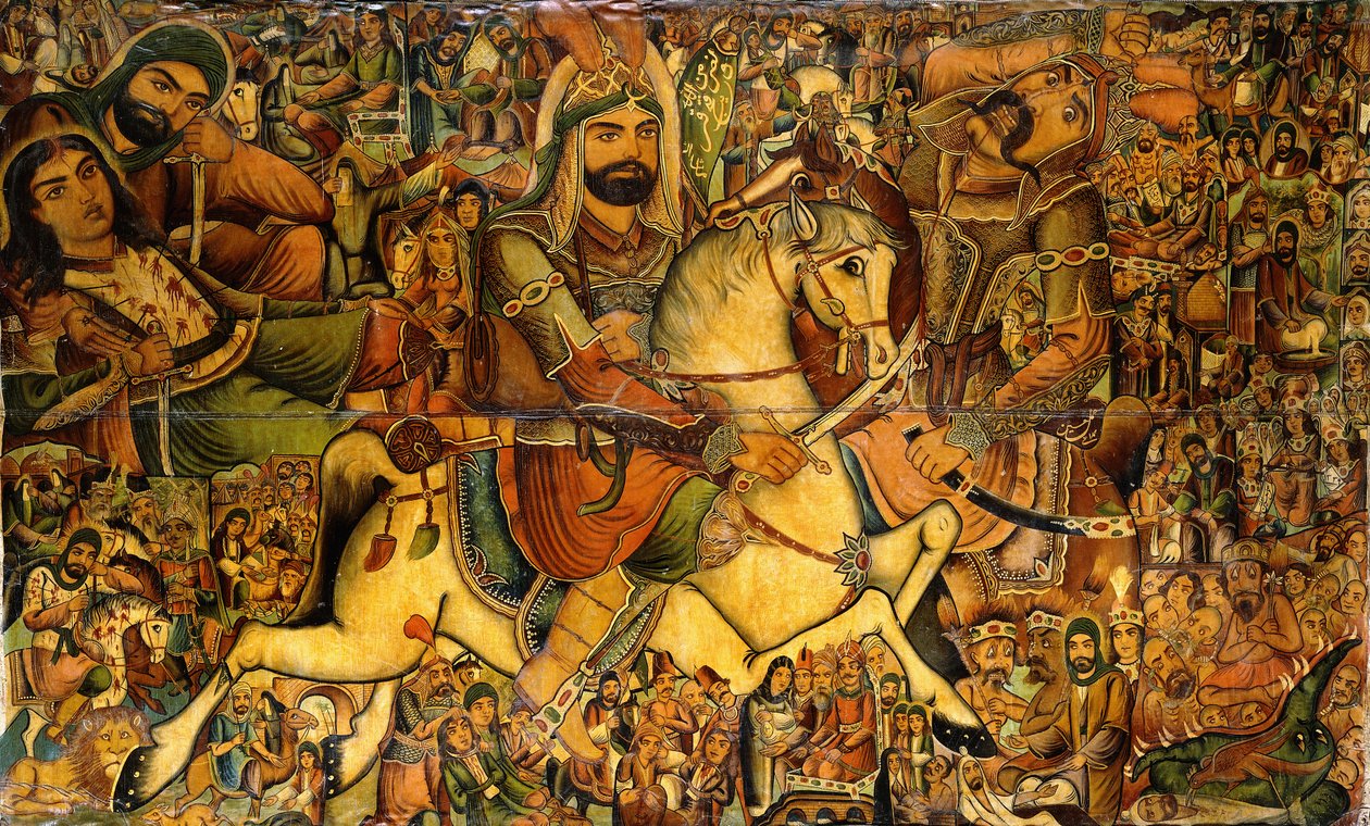A karbalai csata, XIX alkotó: Persian School