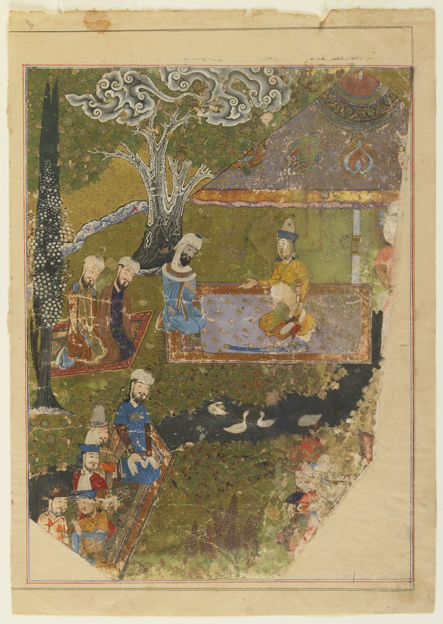 Timur audienciát ad trónra lépése alkalmából Balkhban, 1436 alkotó: Persian School