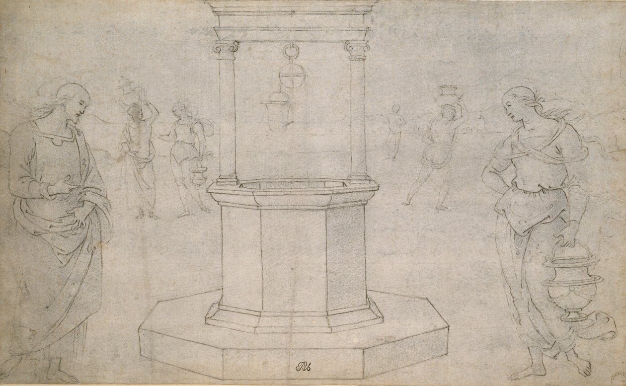 Krisztus és a szamáriai asszony, 15. század vége – 16. század eleje alkotó: Perugino