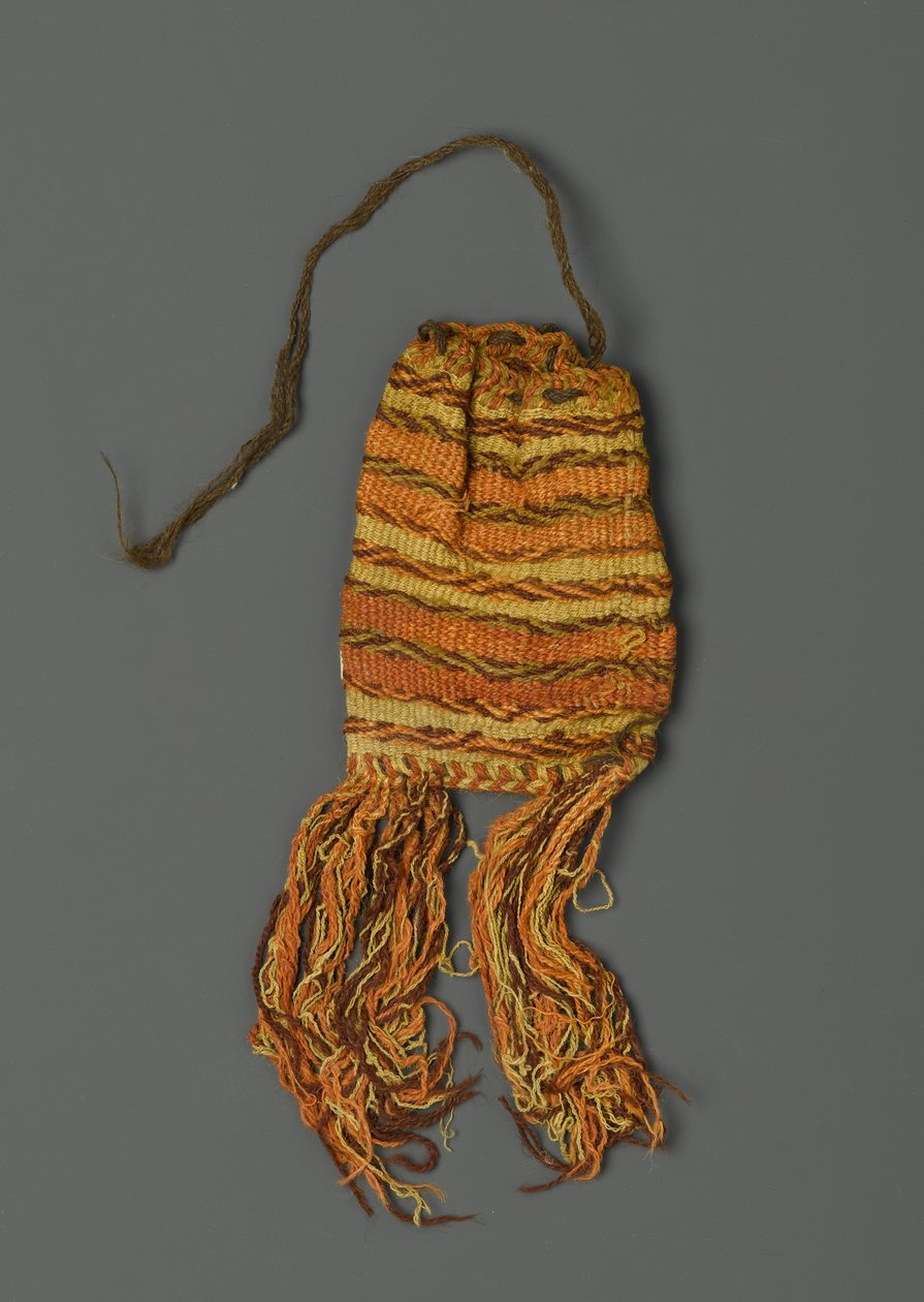 Coca Bag, Peru déli partjáról, 1000-1500 (szövet) alkotó: Peruvian School
