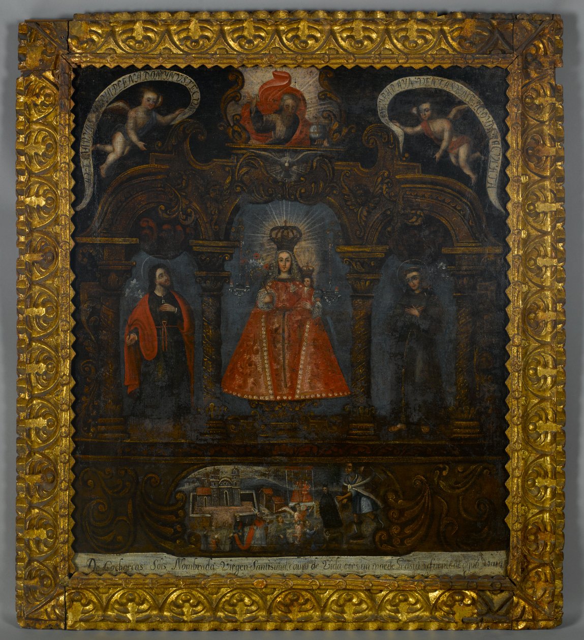 Cocharcas Szűzanya az oltáron, Arequipa alkotó: Peruvian School